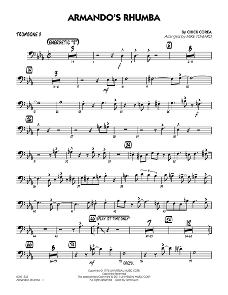 Armando's Rhumba - Trombone 3