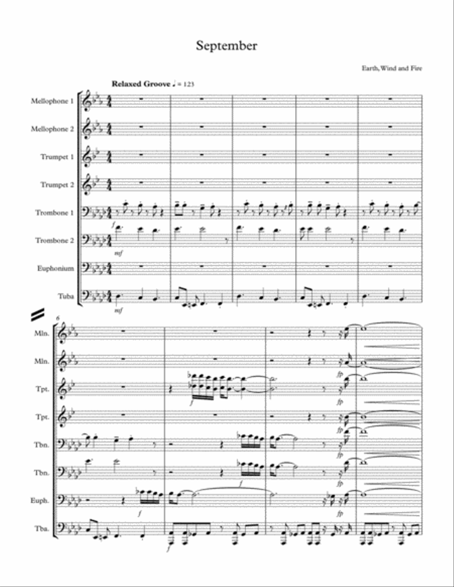 September Brass Ensemble scores gallery preview page 2