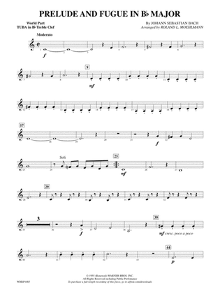 Prelude and Fugue in B-Flat Major: (wp) B-flat Tuba T.C.