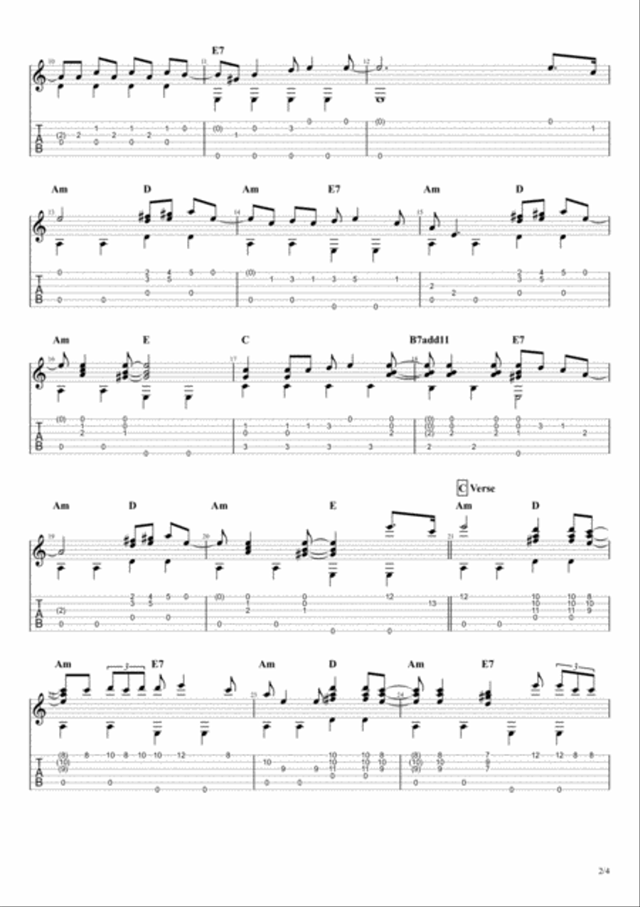 Summertime Electric Guitar scores gallery preview page 2
