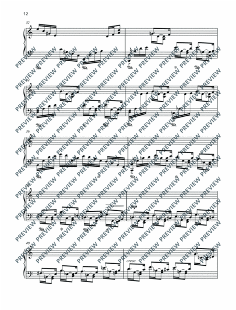 12 Etudes for the Left Hand Piano Method scores gallery preview page 13