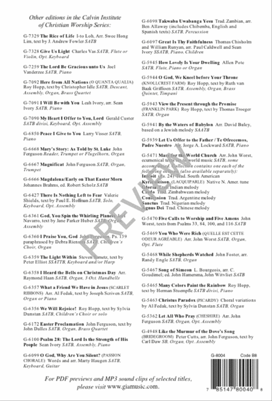 For the Mountains Shall Depart 2-Part scores gallery preview page 7
