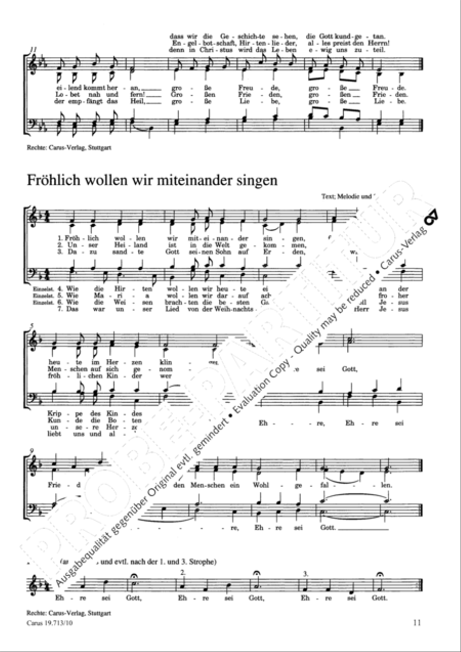Neue Lieder und Kanons zu Advent/Weihnachten Choir scores gallery preview page 12