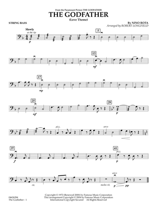 The Godfather (Love Theme) (arr. Robert Longfield) - String Bass