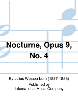 Book cover for Nocturne, Opus 9, No. 4
