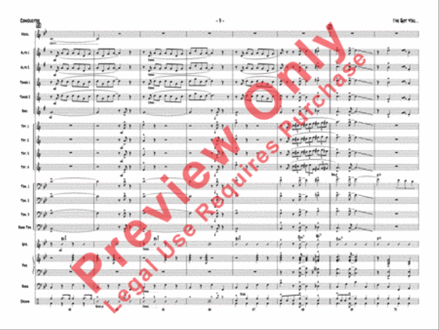I've Got You Under My Skin Jazz Ensemble scores gallery preview page 26