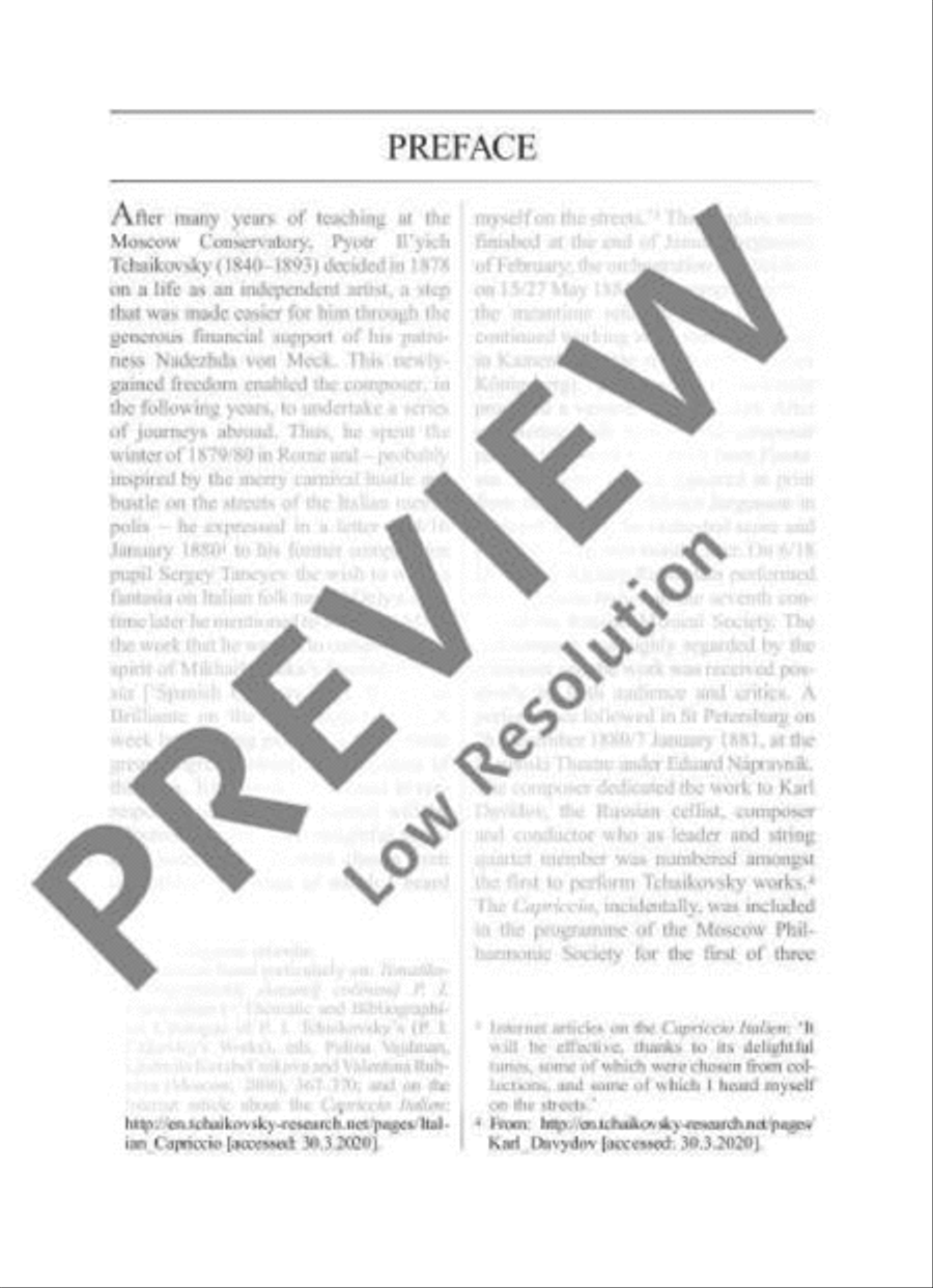 Capriccio Italien Orchestra scores gallery preview page 4