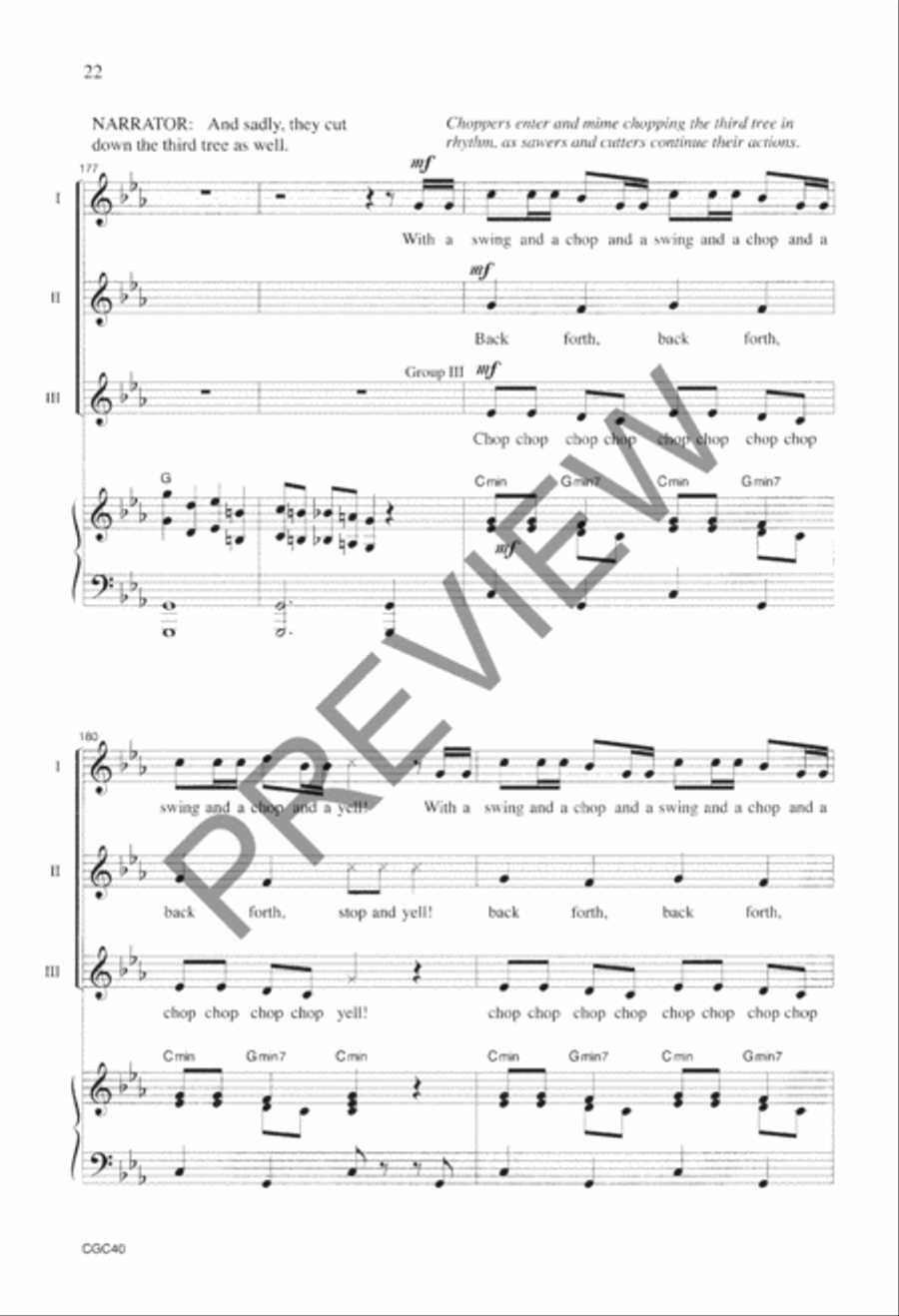 The Tale of the Three Trees Preview Kit (Score & CD) CD scores gallery preview page 15