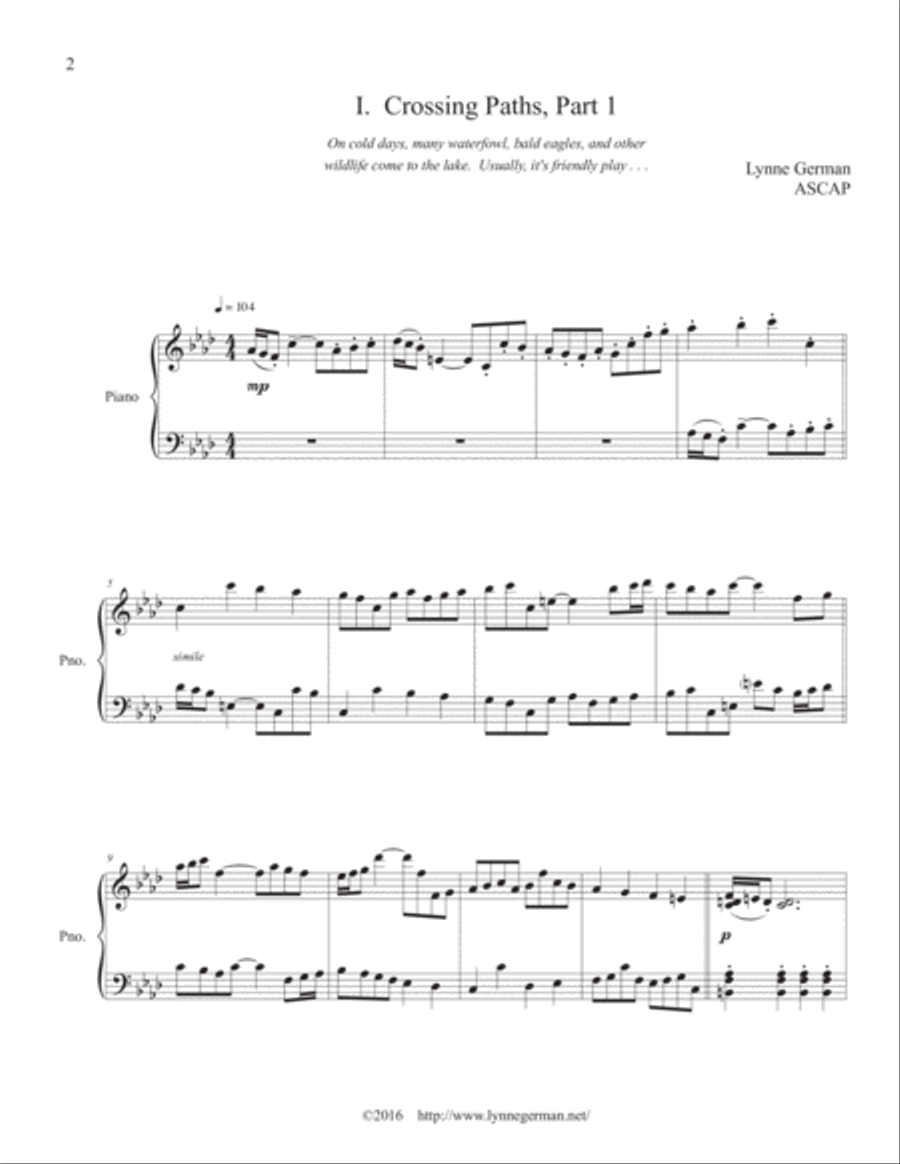 Water Suite for Piano Piano Solo scores gallery preview page 2