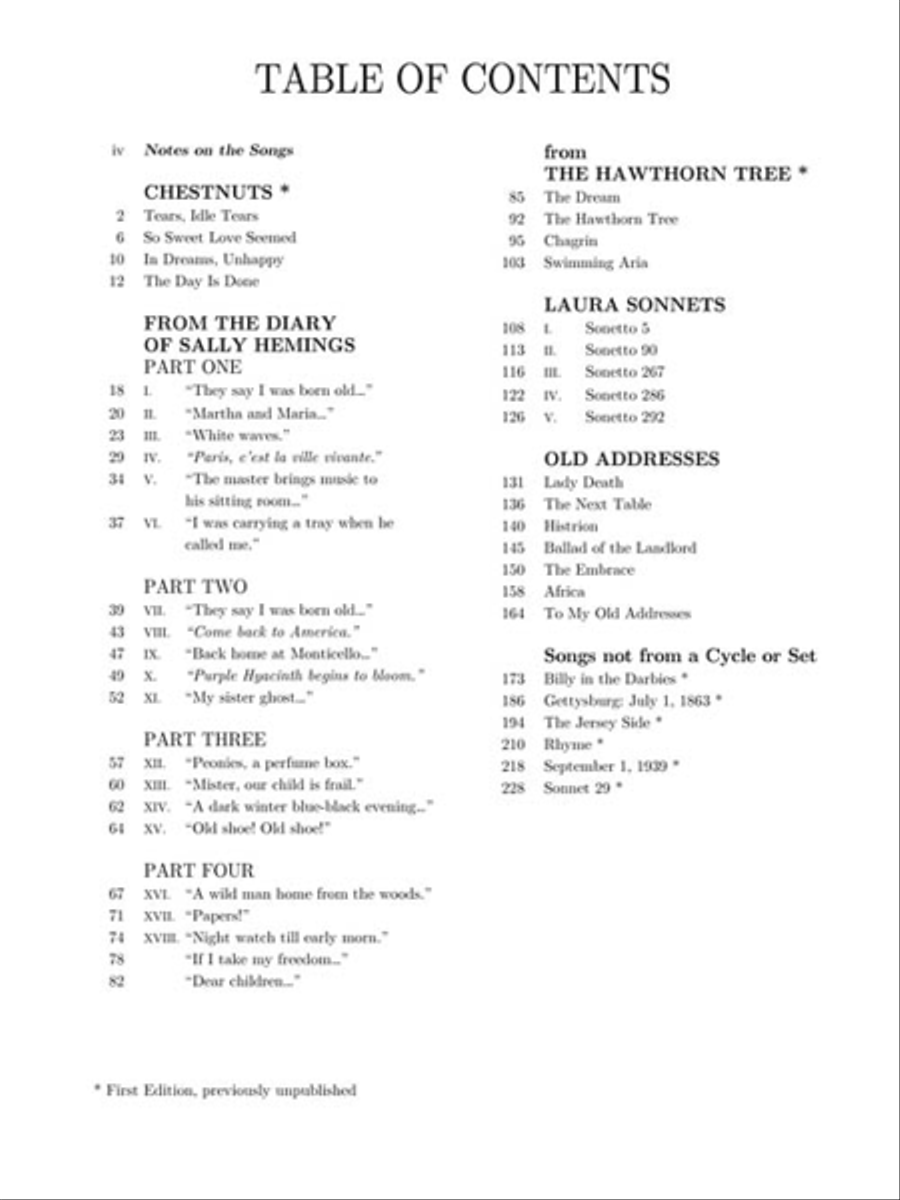 Concert Songs - Volume 2 (2001-2012) Medium Voice scores gallery preview page 4