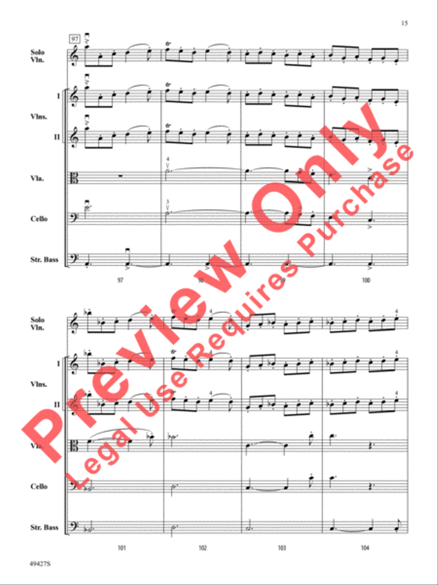 Fireball Fireball String Orchestra scores gallery preview page 16