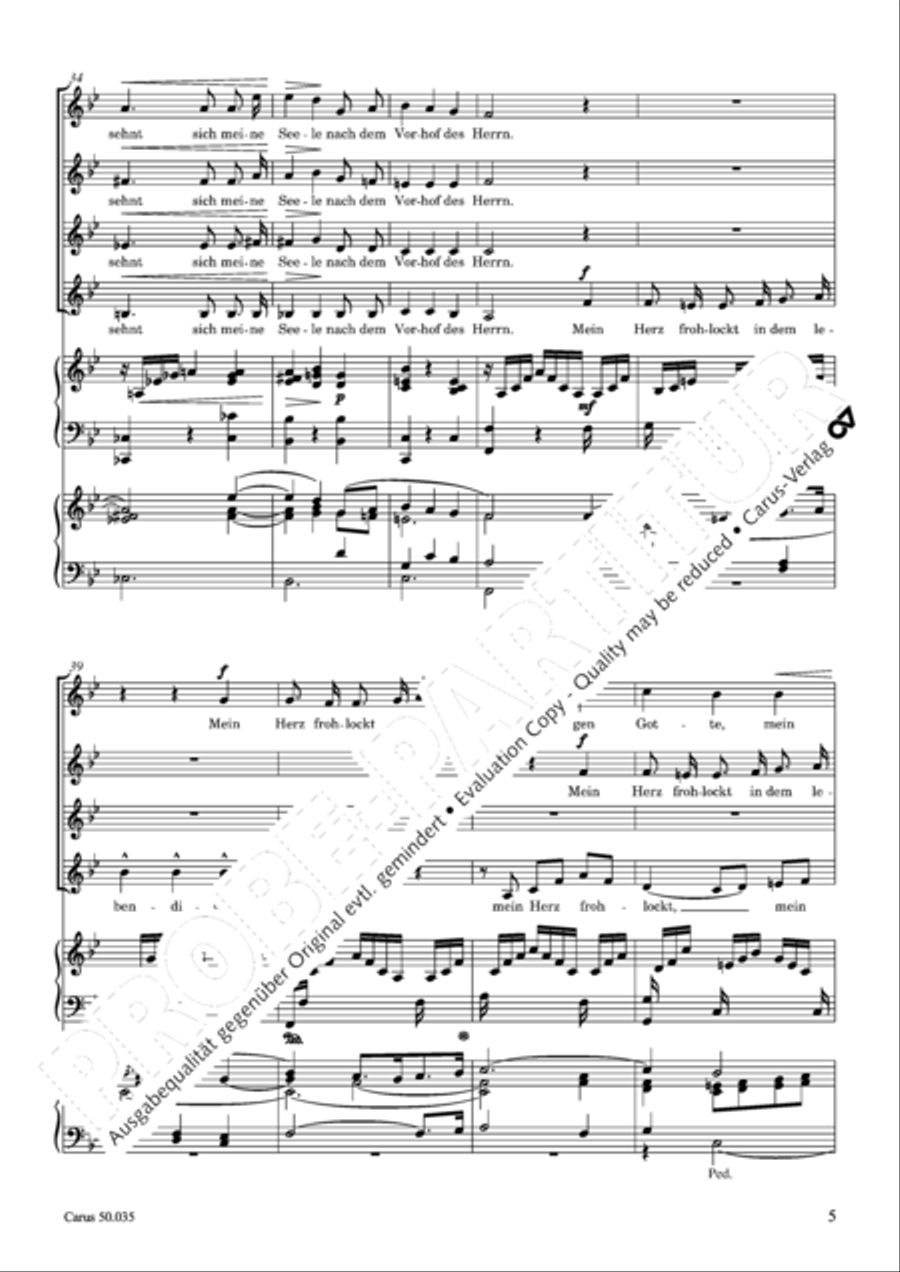 How beautiful is thy dwelling place (Wie lieblich sind deine Wohnungen) SSAA scores gallery preview page 6
