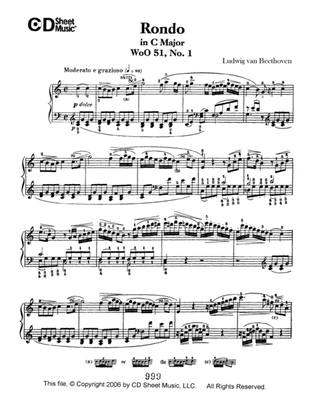 Book cover for Rondo in C Major, Op. 51, No. 1
