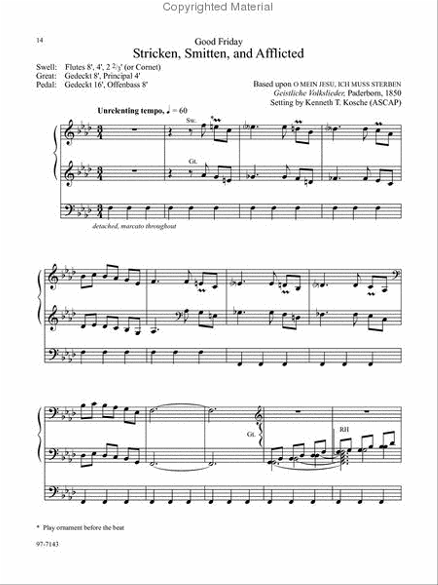 Passiontide Suite for Organ Organ Solo scores gallery preview page 4