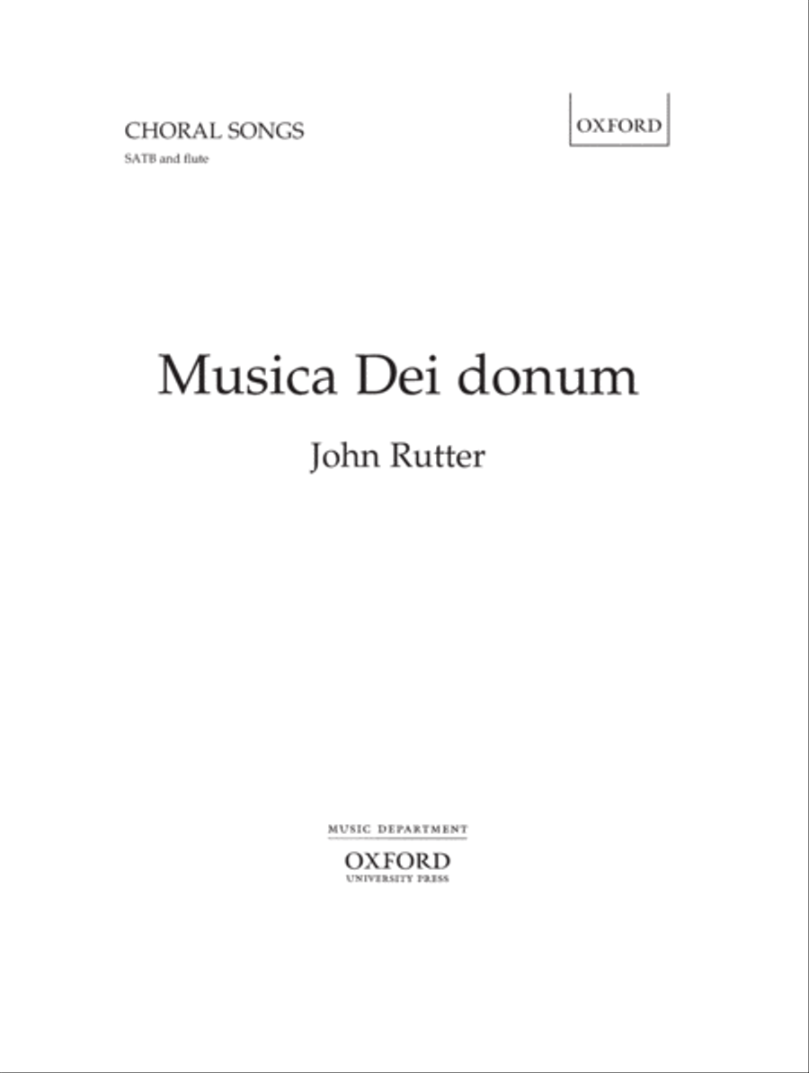 Musica Dei donum Mixed Choir scores gallery preview page 1