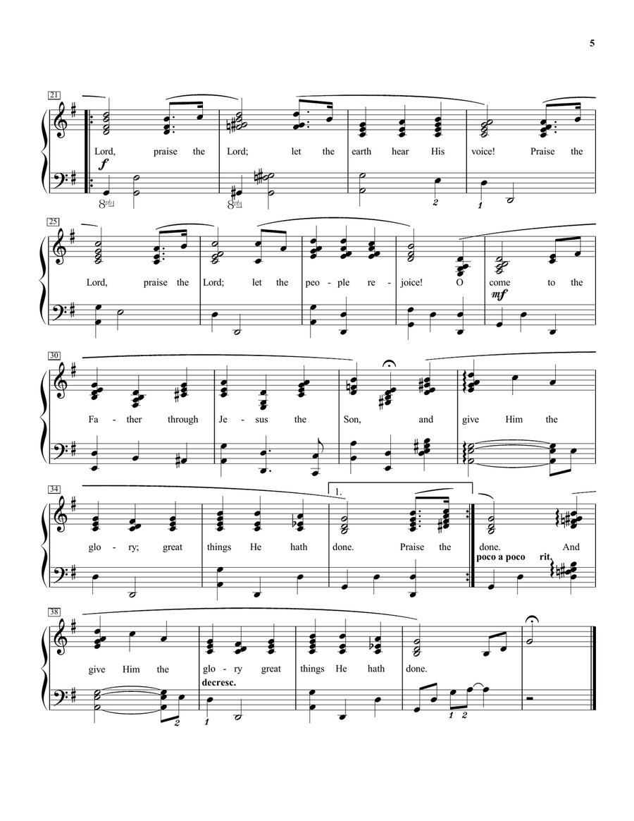 Jazzy Hymn Arrangements-Book Five-3rd Edition Piano Method scores gallery preview page 6