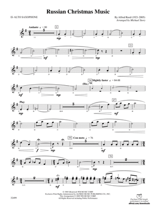Russian Christmas Music: E-flat Alto Saxophone