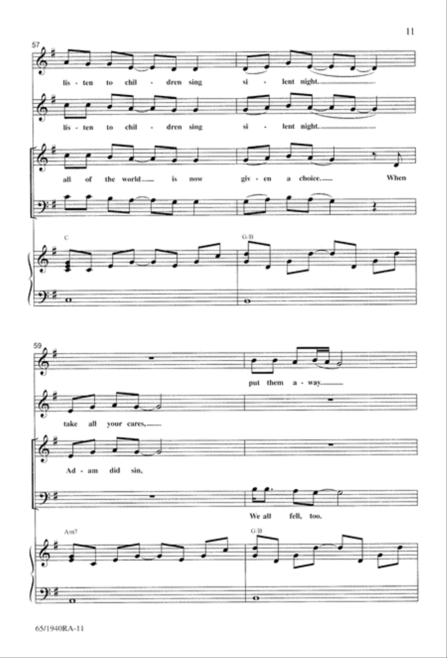 We Will Know Peace 3-Part scores gallery preview page 13