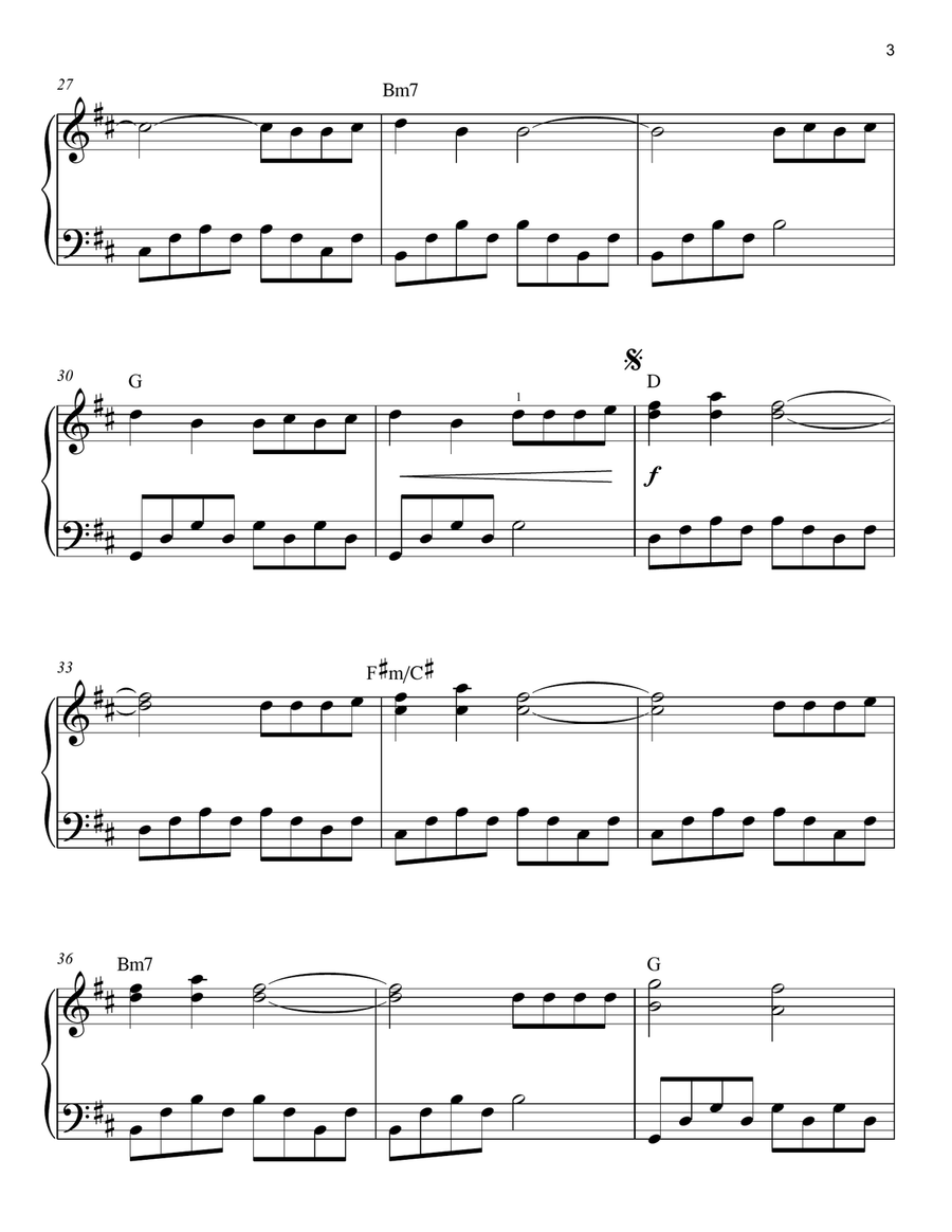 Beethoven's 5 Secrets (arr. Phillip Keveren) Easy Piano scores gallery preview page 3