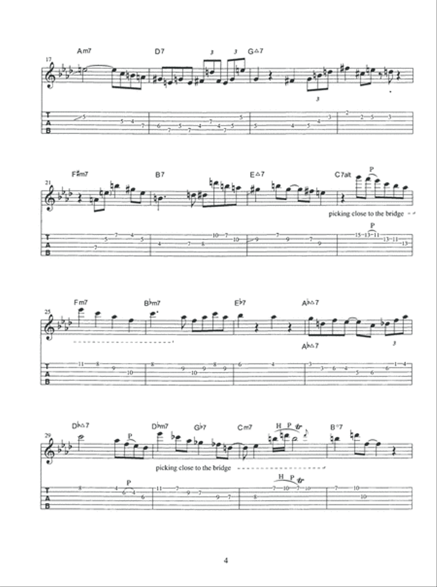 Vic Juris Inside/Outside Vic Juris Inside/Outside Electric Guitar scores gallery preview page 5