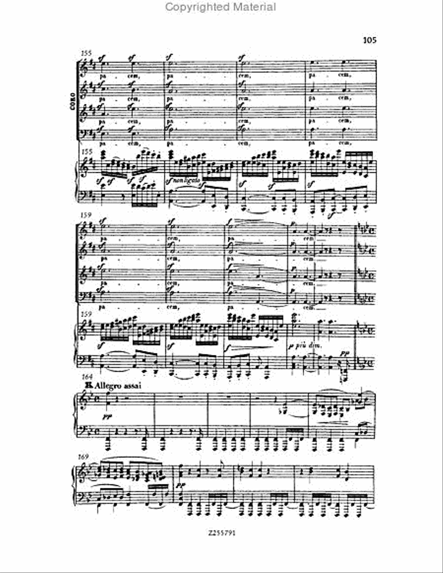 Missa Solemnis, Op.123 Choir scores gallery preview page 105