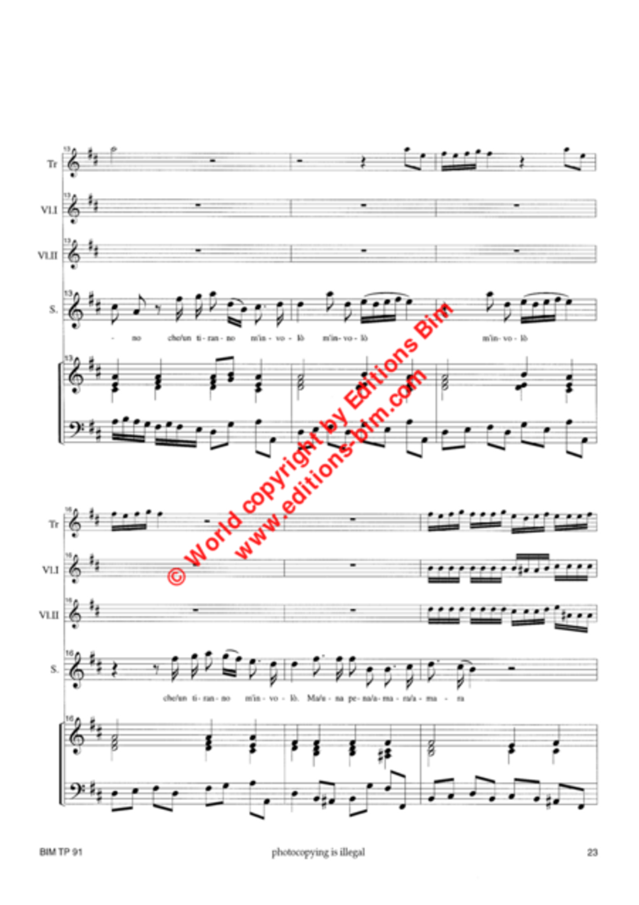Qual mormorio giocondo Qual mormorio giocondo Soprano Voice scores gallery preview page 6