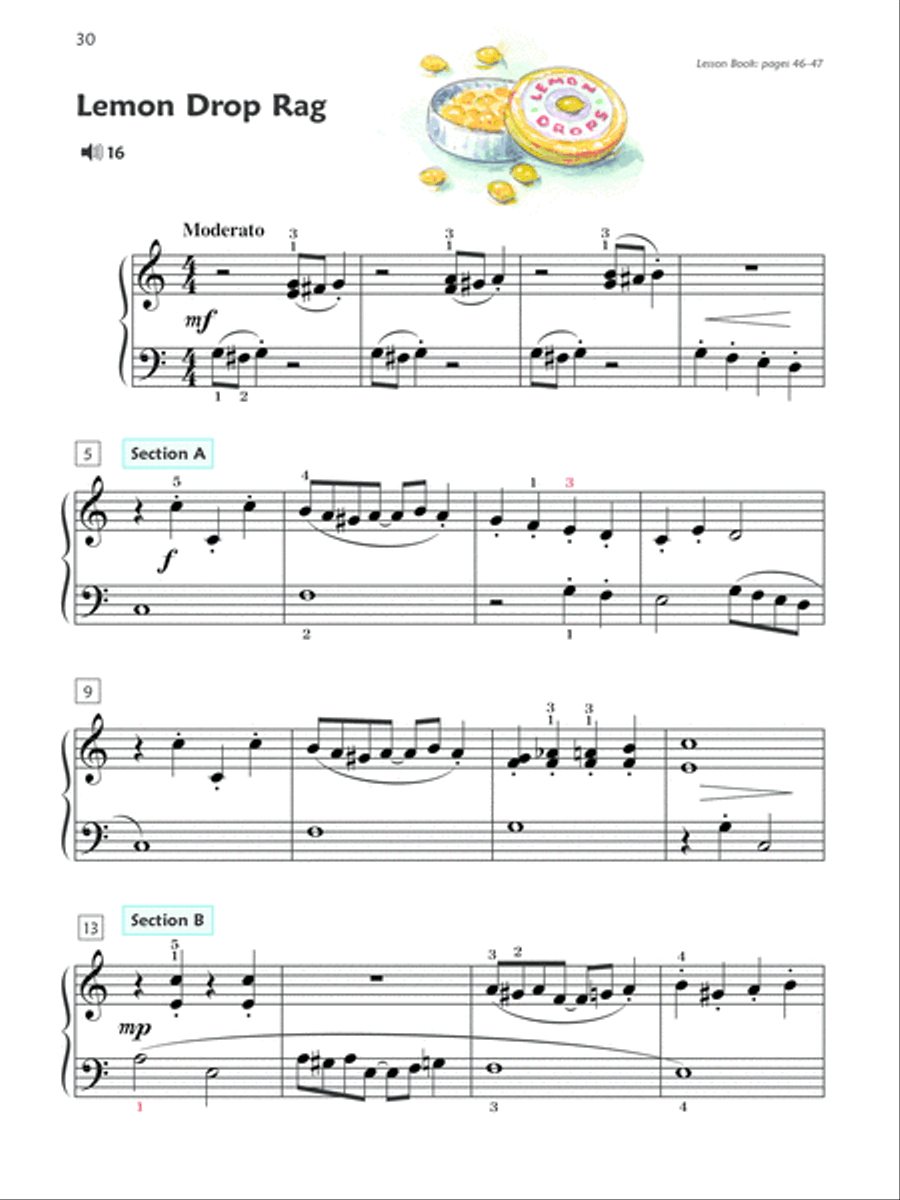 Premier Piano Course Performance, Book 2B Piano Method scores gallery preview page 5