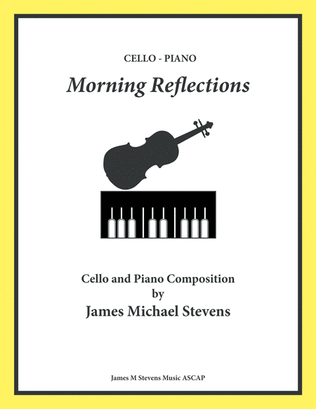 Book cover for Morning Reflections - Cello & Piano