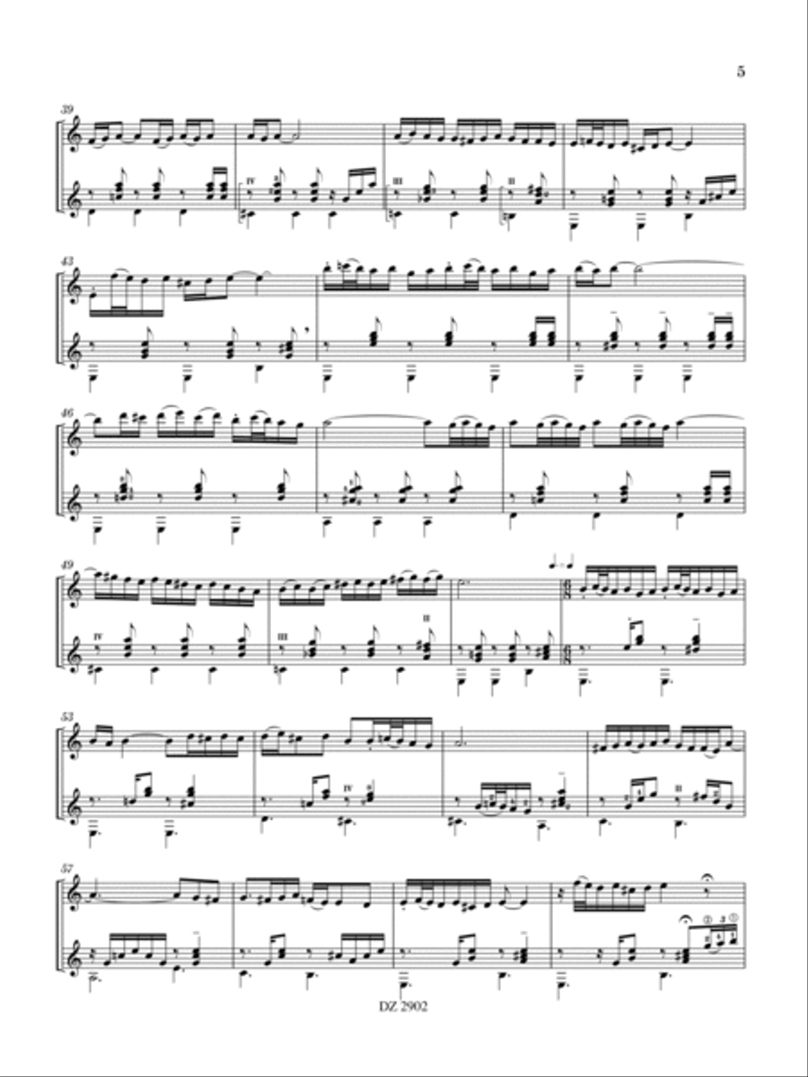 Ambos Mundos Violin scores gallery preview page 5
