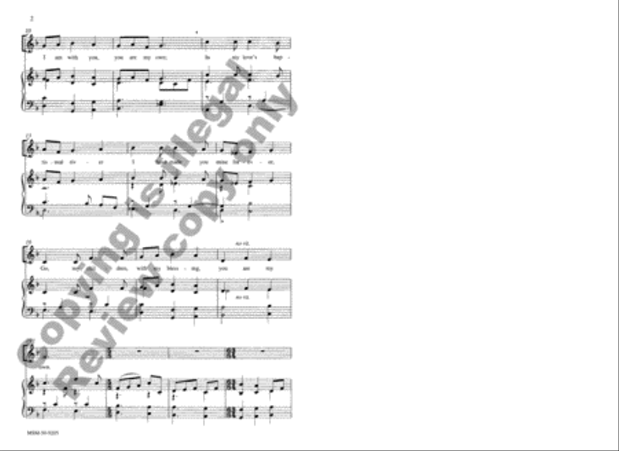 Go, My Children, with My Blessing 3-Part scores gallery preview page 3