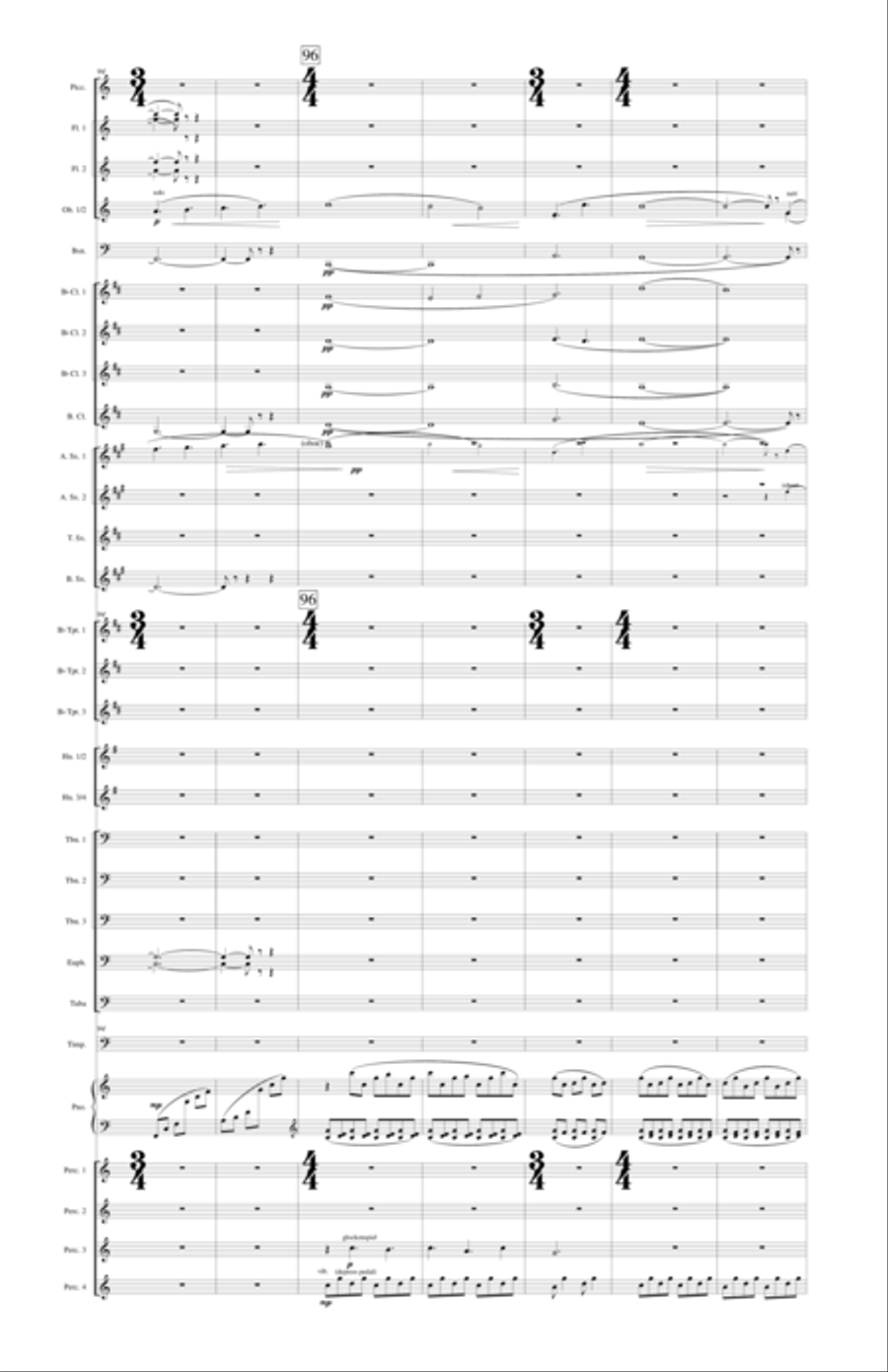 With Voice of Triumph Raised Concert Band scores gallery preview page 17