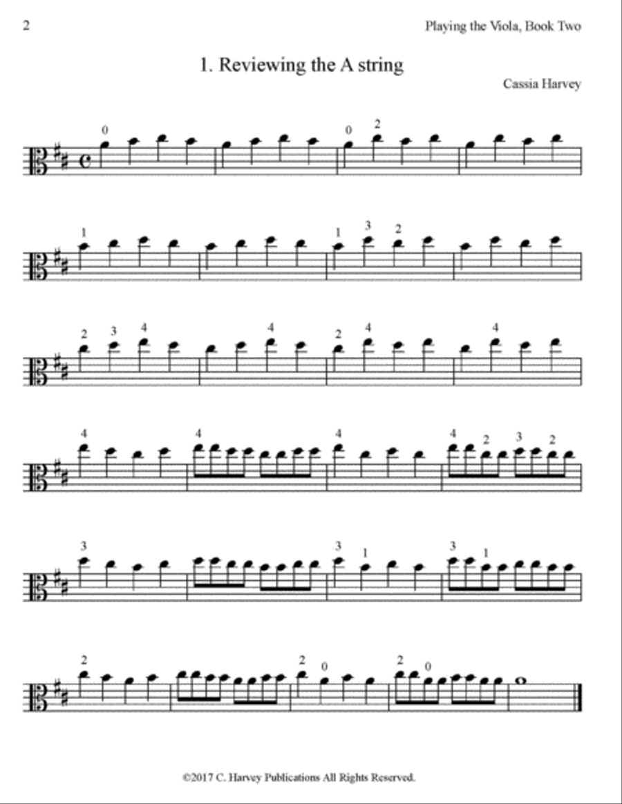 Playing the Viola Book Two: Expanded Edition Viola scores gallery preview page 2