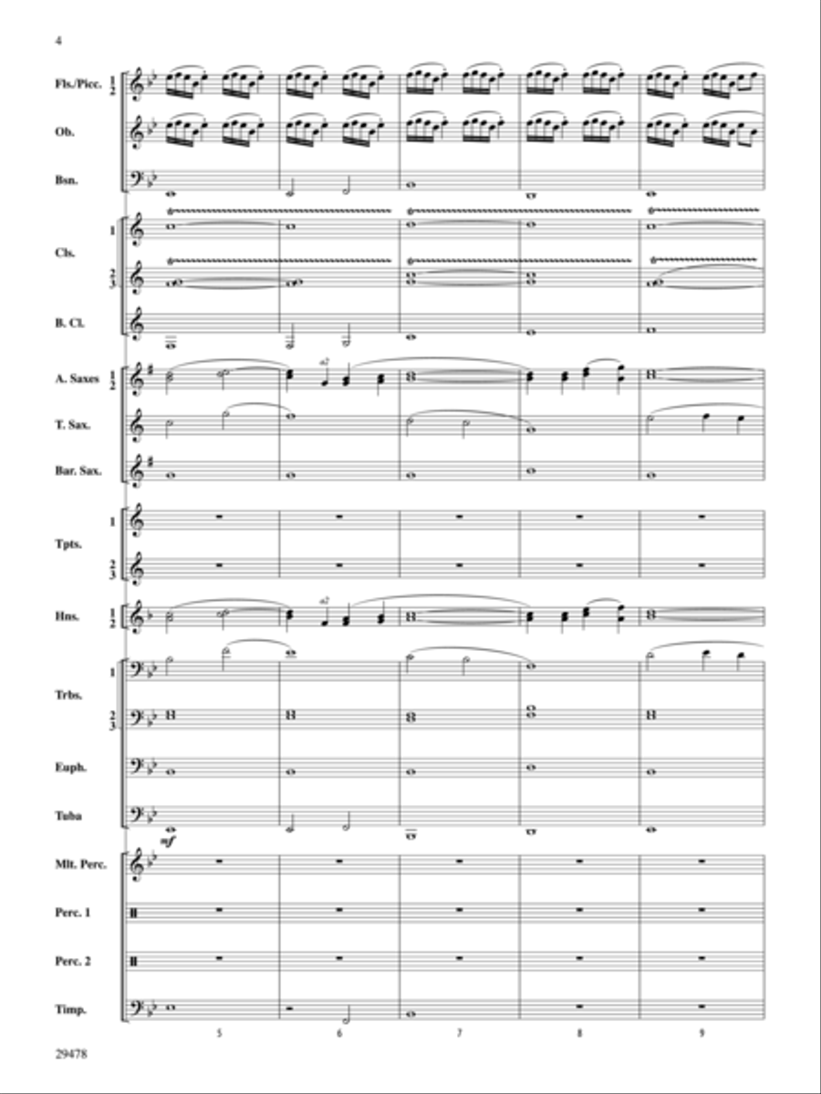 Three Georgian Vignettes Concert Band scores gallery preview page 3