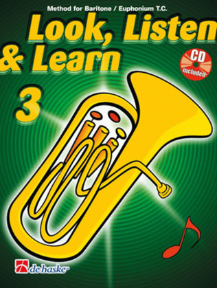 Book cover for Look, Listen & Learn 3 Baritone / Euphonium TC