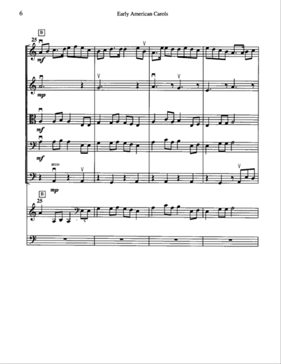 Early American Carols Orchestra scores gallery preview page 7