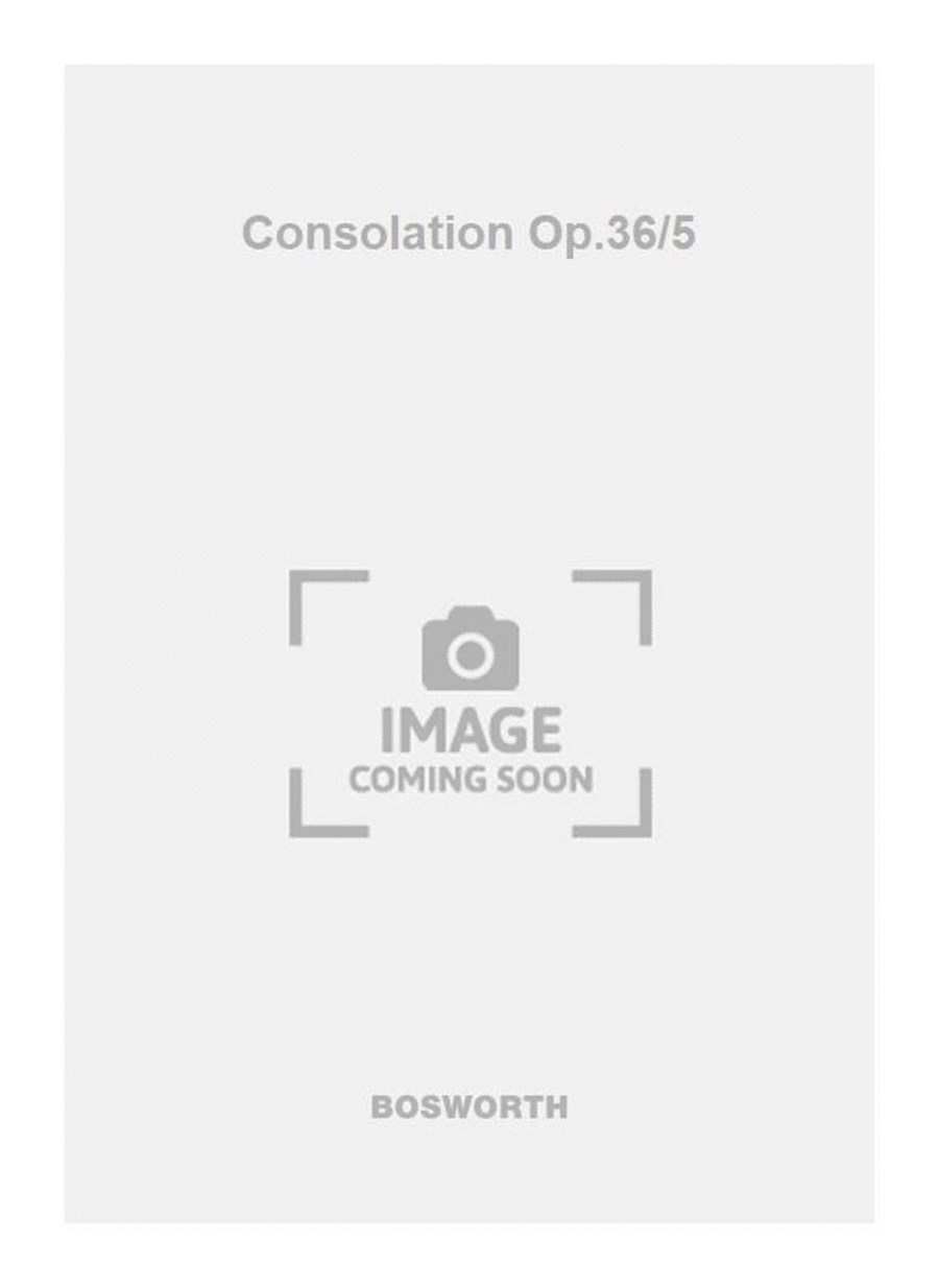Consolation Op.36/5 Piano Solo scores gallery preview page 1
