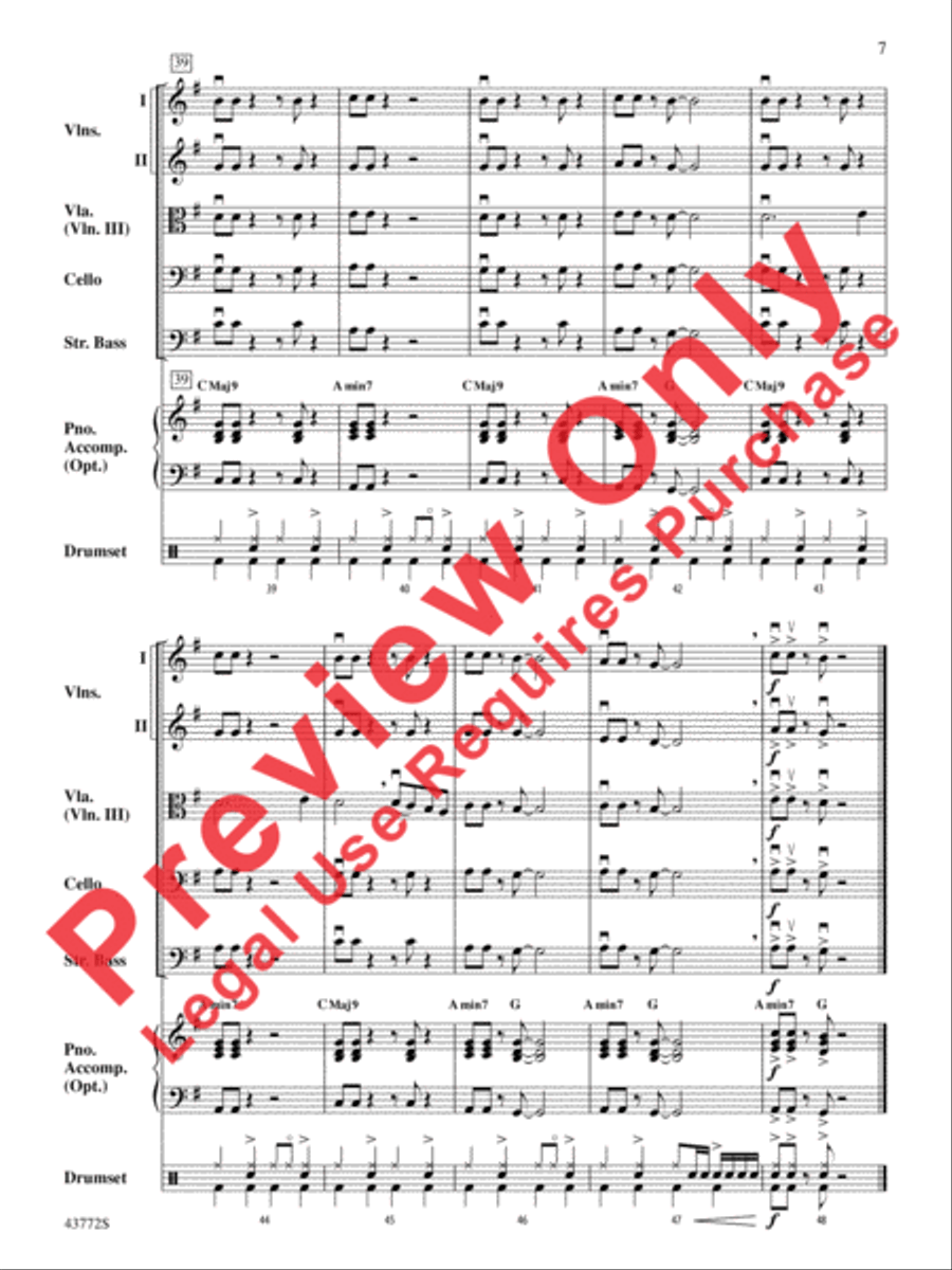 Birthday Birthday String Orchestra scores gallery preview page 8