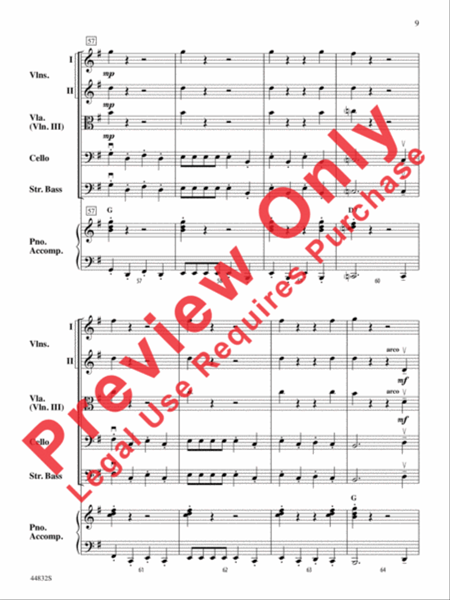 Bella Bocca Polka String Orchestra scores gallery preview page 22