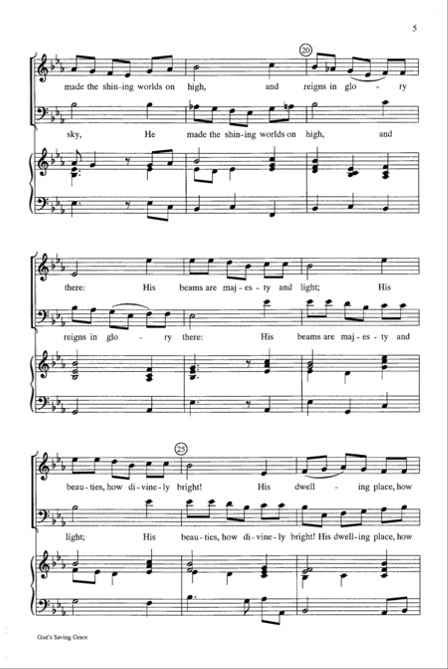 God's Saving Grace 2-Part scores gallery preview page 4