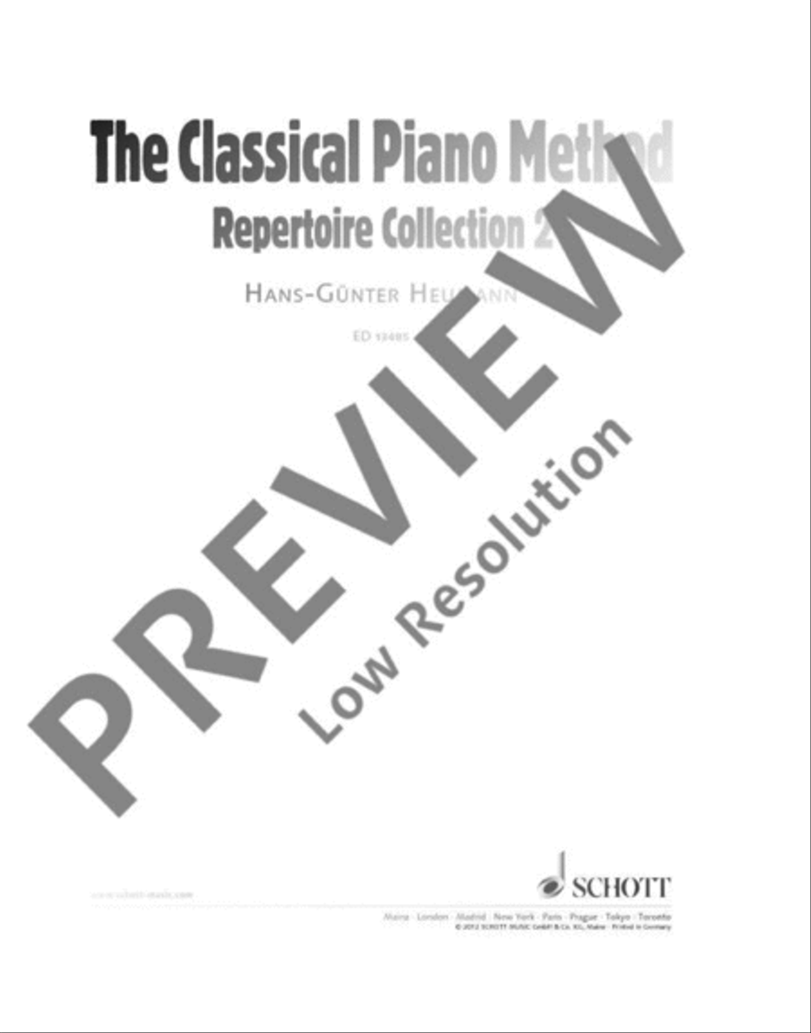 The Classical Piano Method Piano Method scores gallery preview page 2