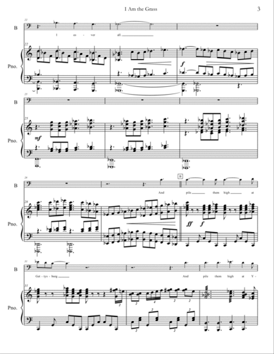 I Am the Grass Voice scores gallery preview page 3