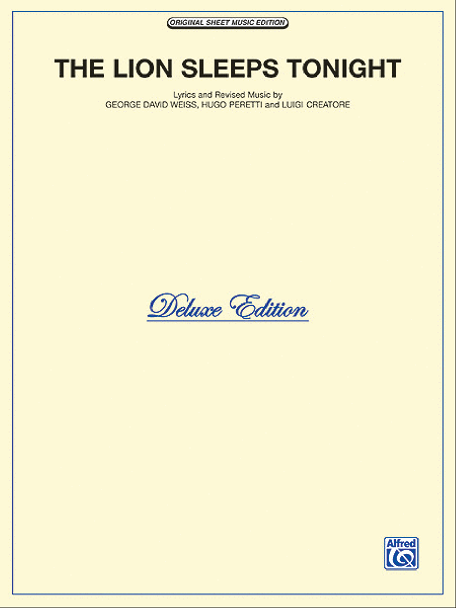 The Lion Sleeps Tonight (Deluxe Edition) Small Ensemble scores gallery preview page 1
