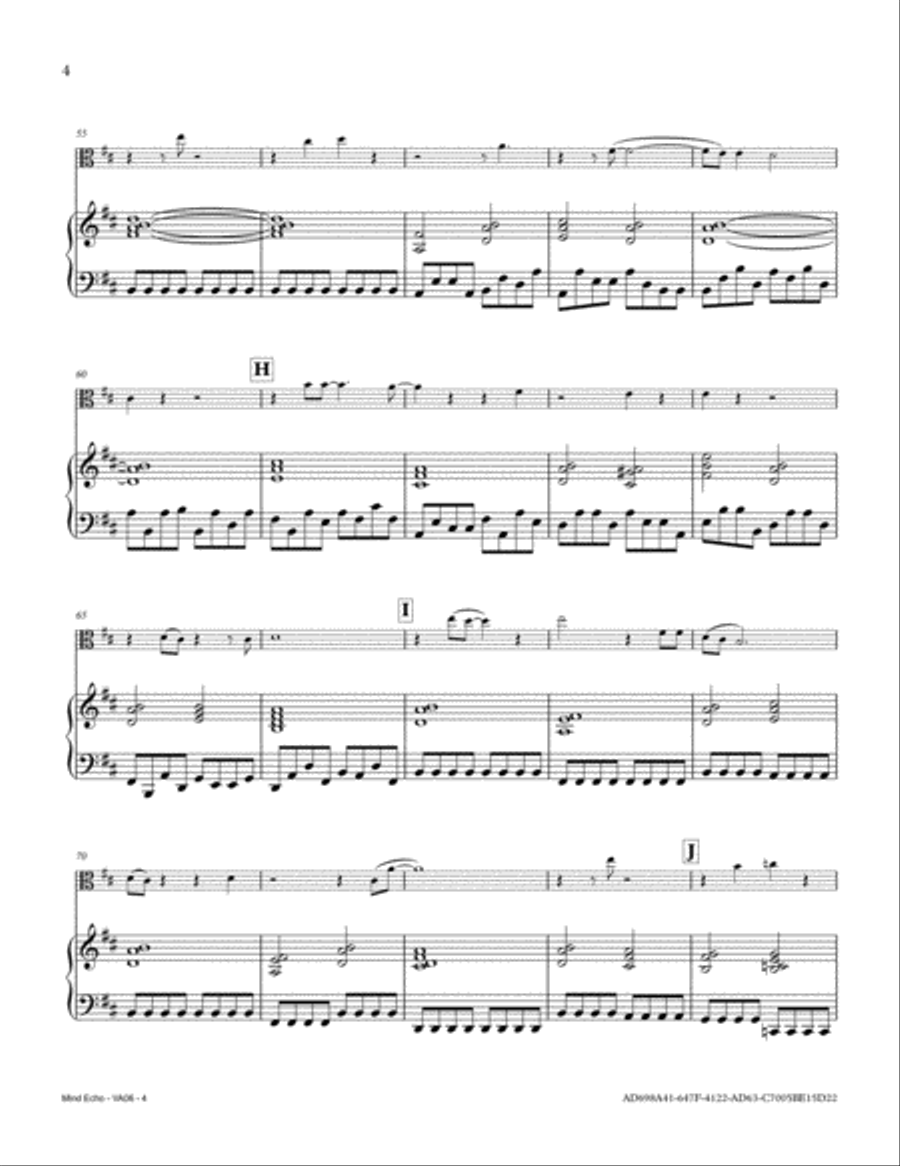 Mind Echo Viola scores gallery preview page 4