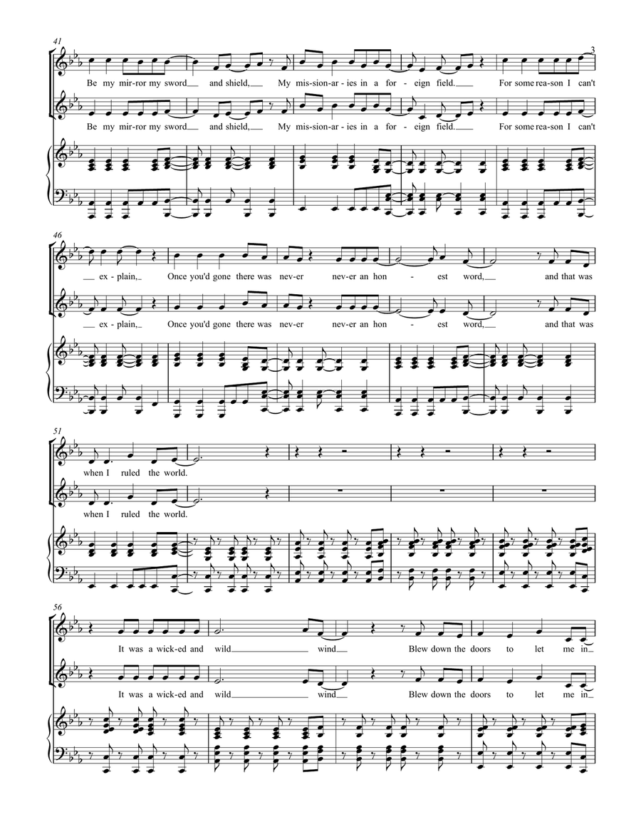 Viva La Vida SA scores gallery preview page 3