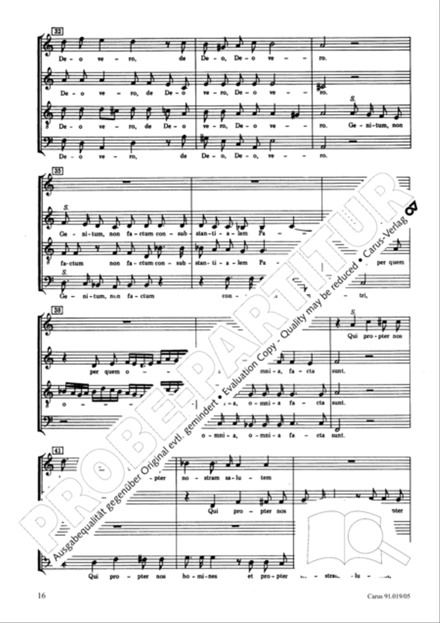 Non sine quare 4-Part scores gallery preview page 16