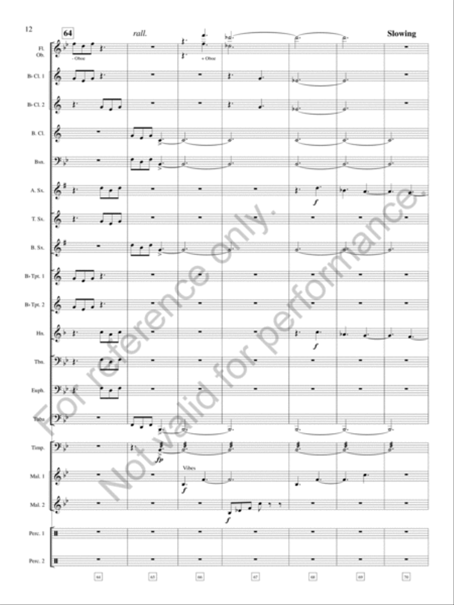 Legend of the Silver Knight Concert Band scores gallery preview page 13