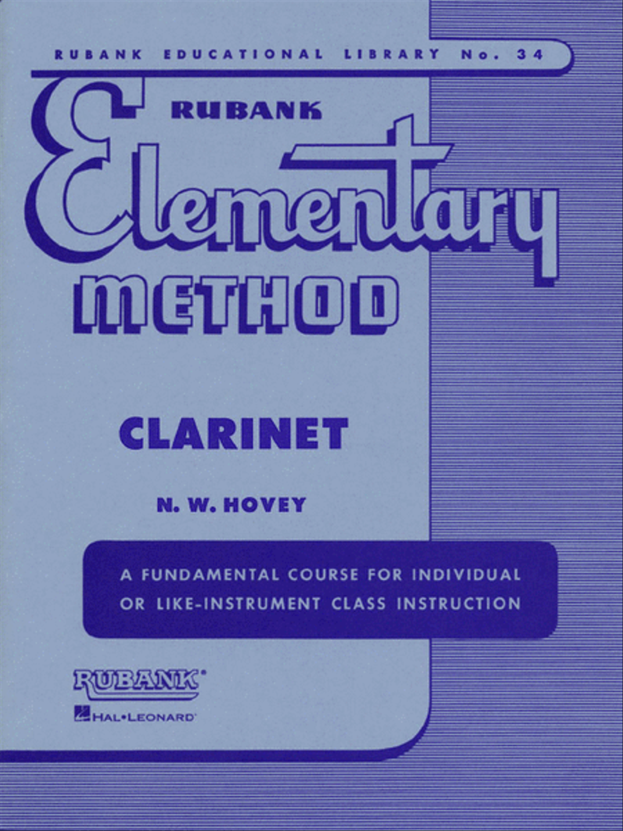 Rubank Elementary Method – Clarinet Concert Band Methods scores gallery preview page 1