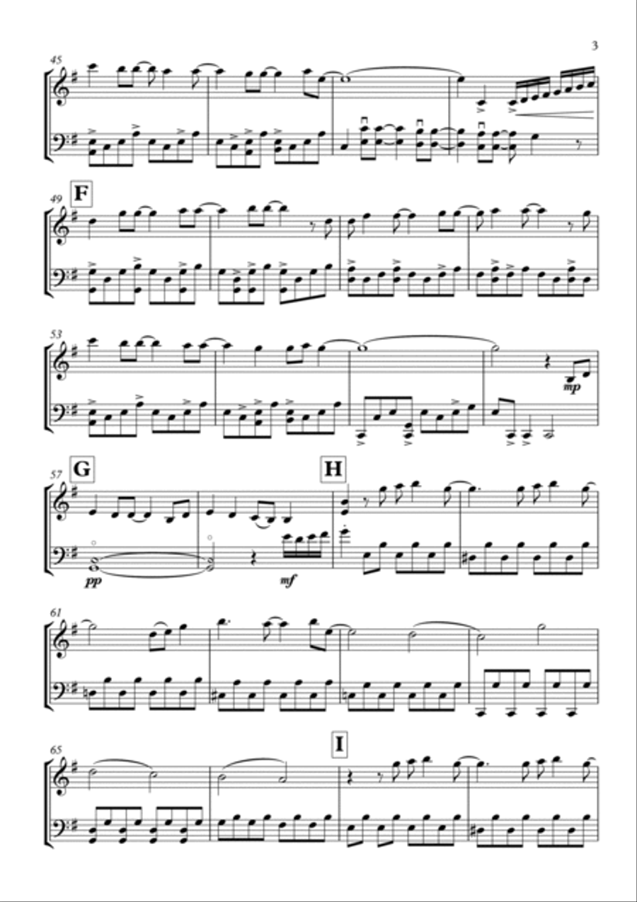 A Million Dreams String Duet scores gallery preview page 5