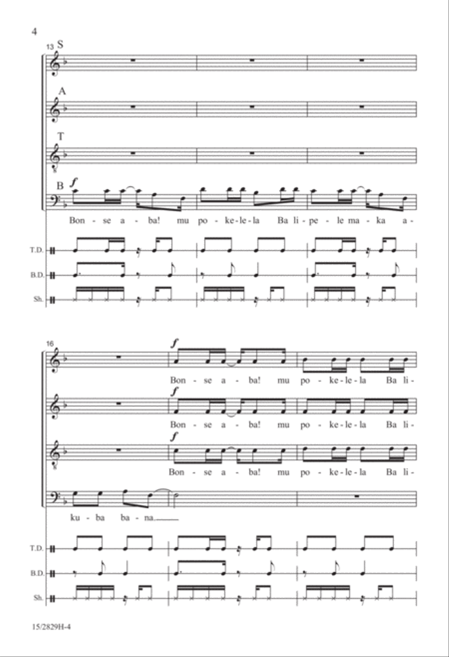 Bonse Aba 4-Part scores gallery preview page 4