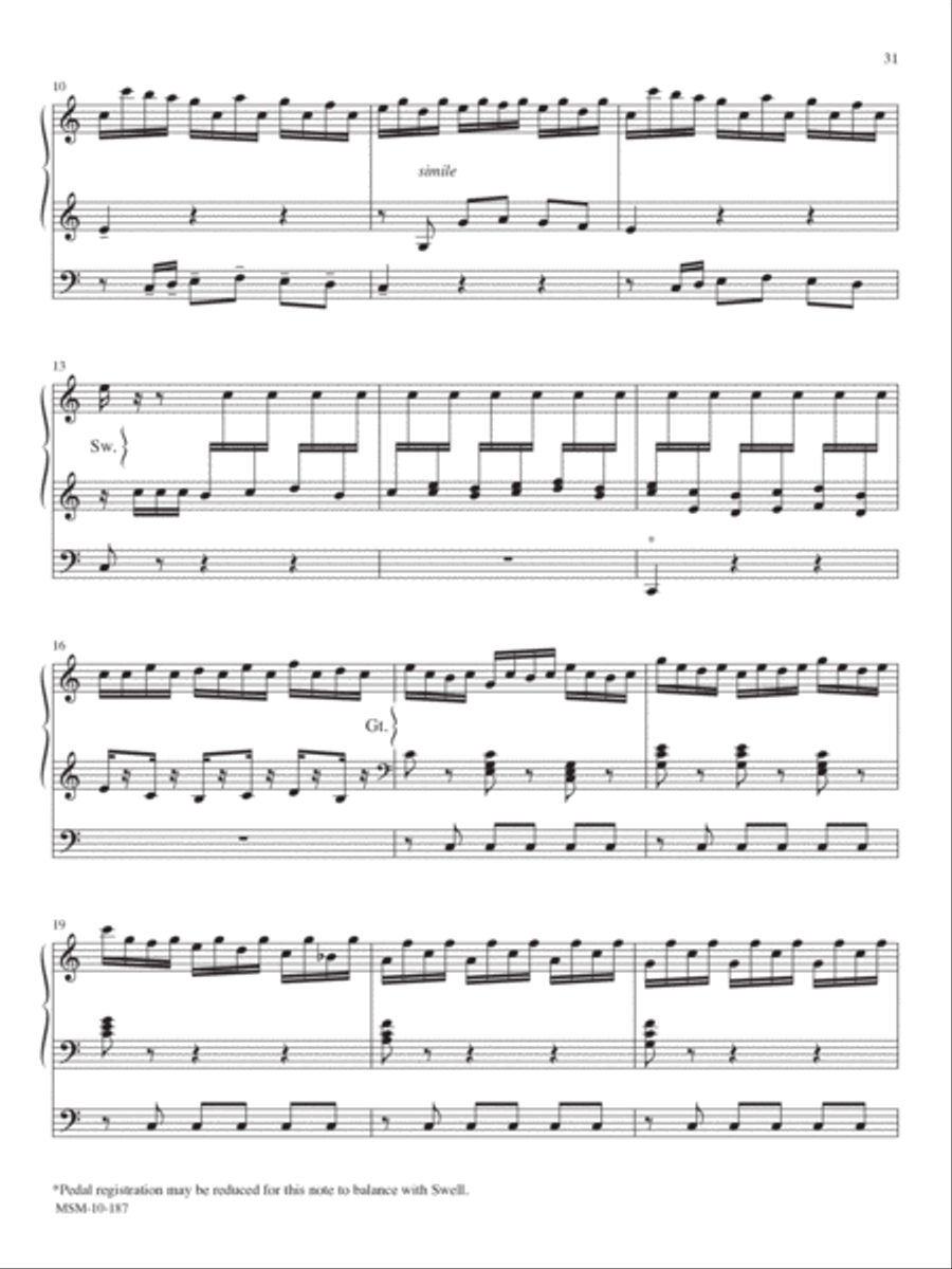 We Thank Thee, Lord Organ scores gallery preview page 2